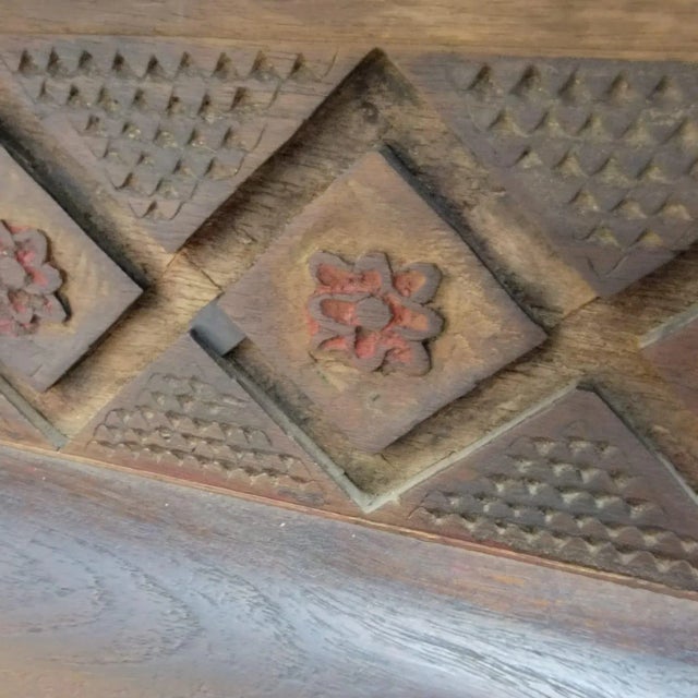 Antique East Indian Teak Side Table For Sale - Image 9 of 13