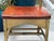 Restored 1900s Antique Child's School Chair Gold Painted Metal With Red Mahogany Colored Stained Wood Seat & Back Wooden Kindergarten Chair For Sale - Image 10 of 18