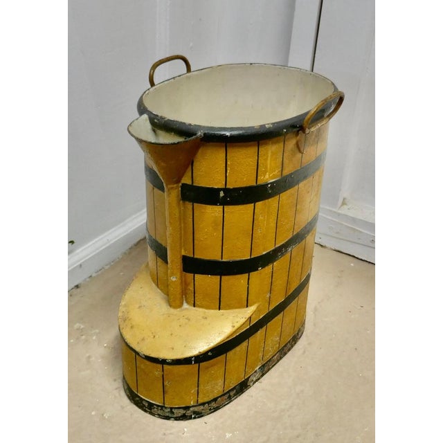 Victorian Painted Toleware Footbath, 1850s For Sale - Image 3 of 6