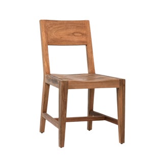 Raw Teak Wood Dining Chair