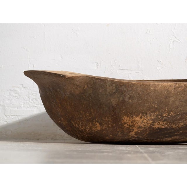 Antique flour kneading bowl (c.1900) Dimensions: Length: 80 cm Depth: 56 cm Height: 22 cmStyle: PrimitiveMaterials and...