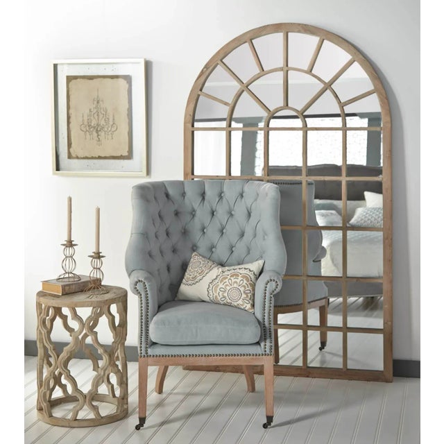 Tan Clover Elm End Table For Sale - Image 8 of 13