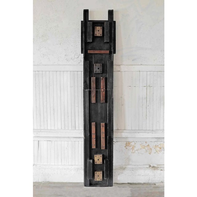 Wood Sculptural Mold - Vintage Kiosk Industrial Wooden Mold For Sale - Image 7 of 7