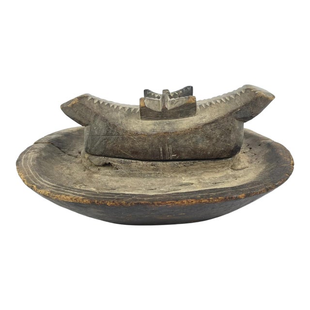 Early 20th Century Igbo Divination Bowl Nigeria MATTER COLLECTION For Sale