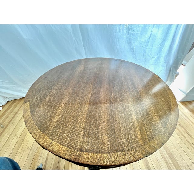 Kittinger Late 20th Century Attributed Kittinger Drum Table For Sale - Image 4 of 5