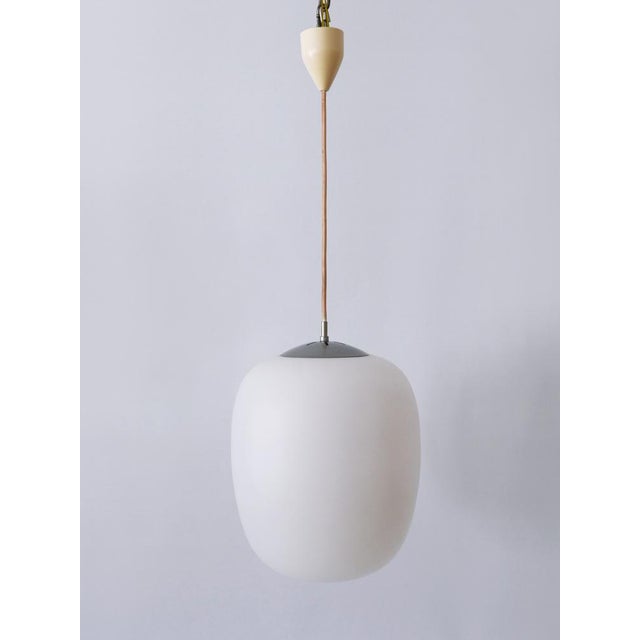 Wilhelm Wagenfeld Düren Pendant Lamp by Wilhelm Wagenfeld for Peill & Putzler, Germany, 1950s For Sale - Image 4 of 18