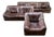 Model DS-46 in Black-Brown Neck Leather from de Sede, Switzerland, 1976, Set of 6 For Sale