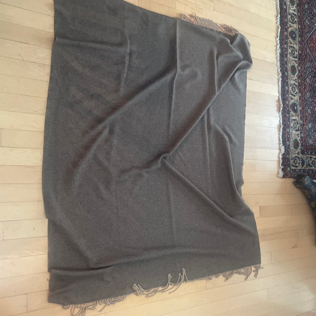 Frette Frette Cashmere Throw Blanket For Sale - Image 4 of 7