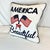 Textile 1990s Vintage Americana Arts & Crafts Boho Chic Down Filled Decorative Pillow Holiday Accent - 4th of July For Sale - Image 7 of 7
