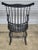 Late 20th Century Late 20th Century Saybolt Cleland Black Fan Back Windsor Arm Chair Made in Philadelphia, Pa For Sale - Image 5 of 9