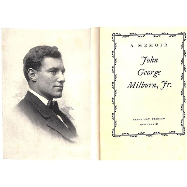 [106] pp. Privately Printed 1938 9 3/4" x 6 1/2" 1882–1932 A memoir of George Milburn (1880–1932), a well-known athlete...