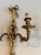 1900 - 1909 1900s Pair of Gilded Iron French Sconces For Sale - Image 5 of 9