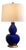 Rockford Navy Double Gourd Lamp For Sale