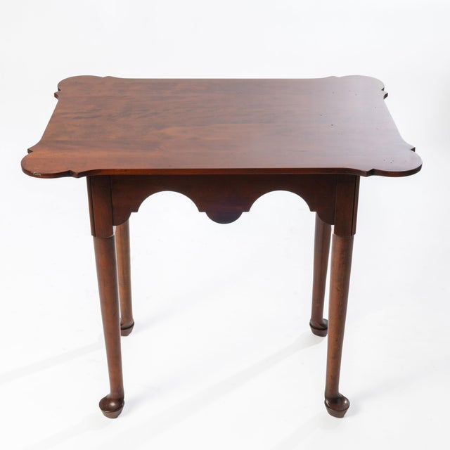 American Madison Square Furniture Cherry Porringer Top Tables - a Pair For Sale - Image 3 of 11