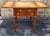 Weiman Neoclassical Style Mahogany and Tooled Leather Top Dropleaf Side Table For Sale - Image 9 of 14