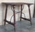 19th Century Spanish Side Table with Carved Lentil Legs and Iron Stretcher, 1890s For Sale - Image 4 of 11