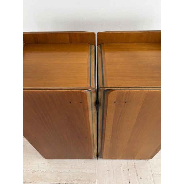 Artona Bedside Tables by Afra & Tobia Scarpa for Maxalto, Italy, 1970s, Set of 2 For Sale - Image 14 of 18