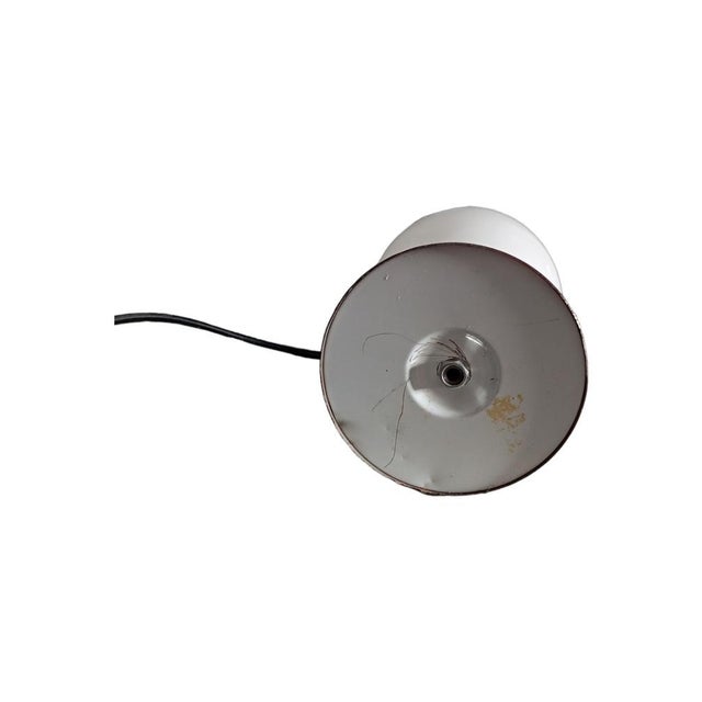 Sphere Table Lamp in Opaline Glass For Sale - Image 6 of 8