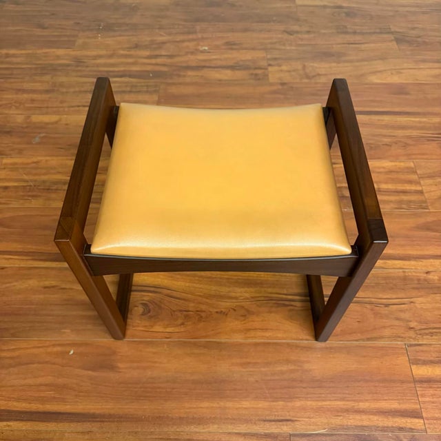 Vintage Mid-Century Stool / Ottoman For Sale In Seattle - Image 6 of 8