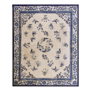 19th Century Chinese Ningxia Carpet ( 9'10" x 12' - 300 x 365 )
