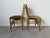 Antique Italian Faux Bamboo Gilt Wood Accent Chairs With Green Velvet Upholstery – A Pair Description: For Sale - Image 4 of 12