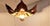 Metal Handmade Florentine Autumn Leaf Ceiling Lamp, 1970s For Sale - Image 7 of 11