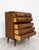 Brown Mid Century Modern Walnut Dresser by United Furniture Co. | Burled Drawers | Refinished Storage 1960's For Sale - Image 8 of 11