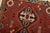 Shiraz Rug 3’9” X 5’3” Red Wool Vintage Tribal Hand-Knotted Oriental Carpet For Sale In Philadelphia - Image 6 of 12