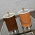 Mid-Century Modern Vintage Mid-Century Modern Pair Kromex Ice Buckets 1 Light 1 Dark Woodgrain Textured Metal - Set of 2 For Sale - Image 3 of 13