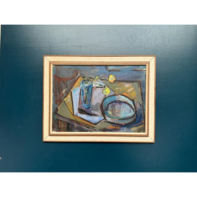 Ernst Grundvig, Nature Morte, 1950s, Oil on Canvas, Framed For Sale - Image 18 of 18
