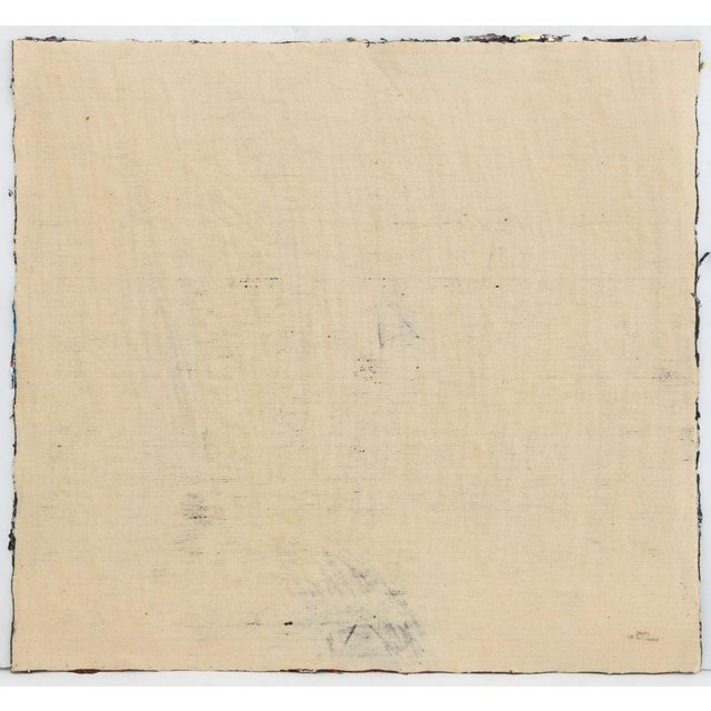 Elfi Schuselka Abstract Composition Oil on Canvas For Sale - Image 4 of 5