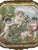 Rococo Late 19th Century Capodimonte Porcelain Hand-Painted Square Shape Trinket Box With Playing Cherubs Design For Sale - Image 3 of 12