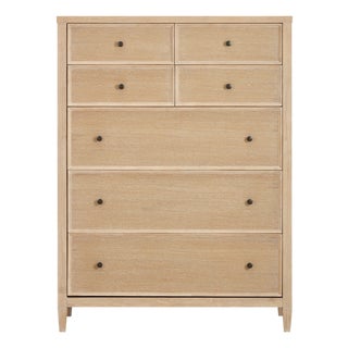Bristol Park Whitewashed Oak Wood Chest For Sale