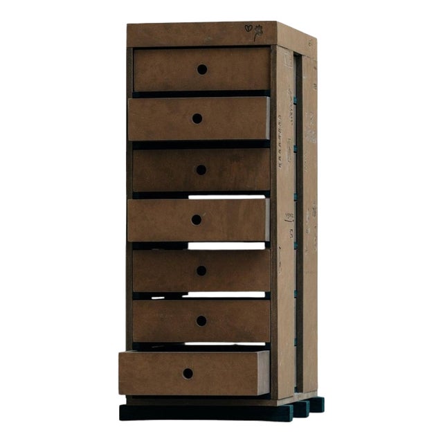 Matek Archive Cabinet in Recycled Composite by Project Materia For Sale