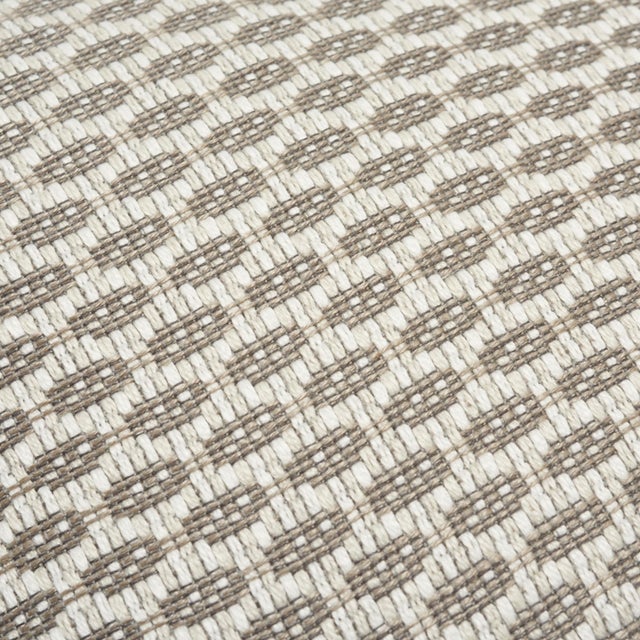 Contemporary Schumacher Hickox Indoor & Outdoor 20" Pillow in Natural For Sale - Image 3 of 4