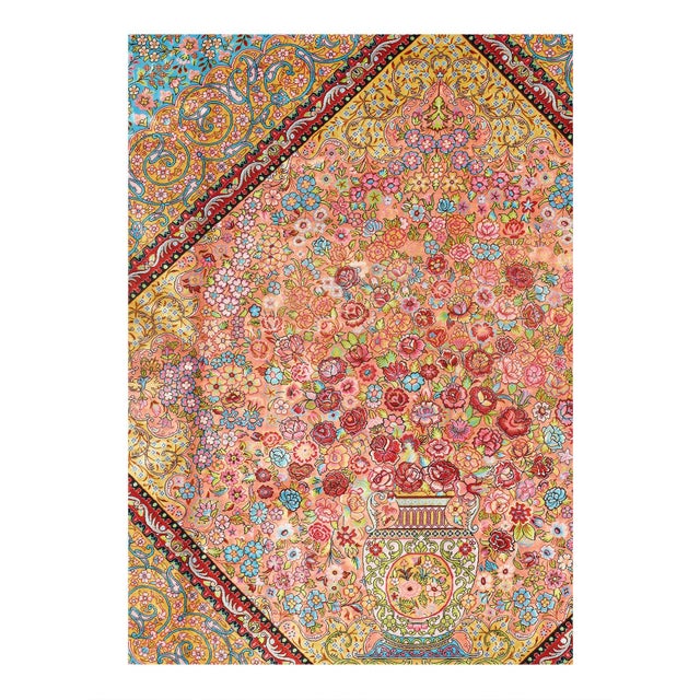 Viscose on a cotton foundation with a medallion This rug has a dense, soft pile, and excellent quality, to ensure that you...