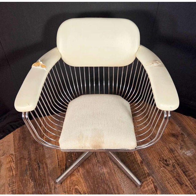 Mid-Century Modern Vintage Warren Platner Designer Arm Chair For Sale - Image 3 of 10