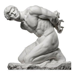The Slave – Dramatic Classical Marble Sculpture For Sale