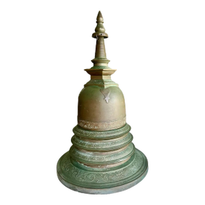 Large Bronze Stupa Sri Lanka, 18th/19th Century