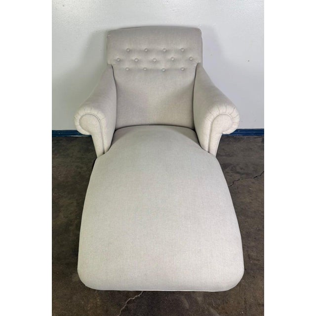 Victorian Antique Adjustable Sherz Lounge Chair For Sale - Image 3 of 14