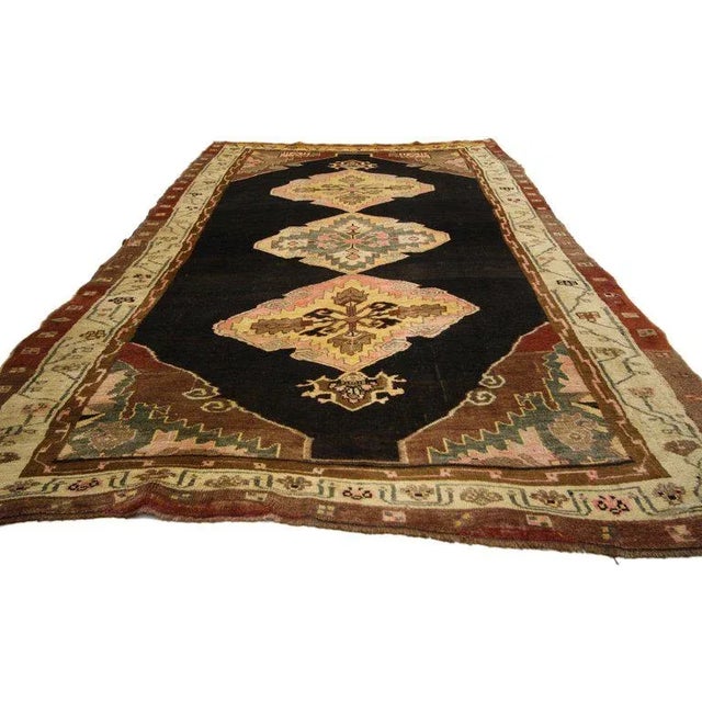 Contemporary 20th Century Turkish Oushak Rug - 05'07 X 09'08 For Sale - Image 3 of 6