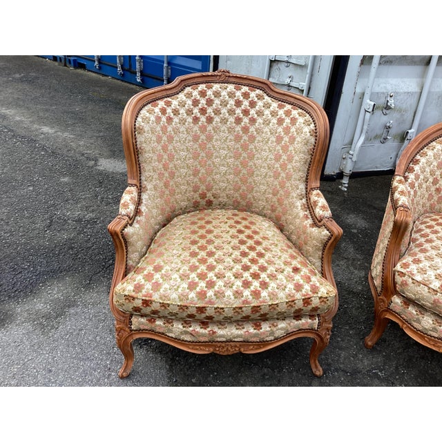 French French Complete Salon Set W/Velvet Upholstery For Sale - Image 3 of 13