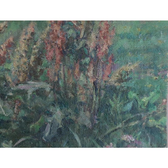 Ukrainian Impressionism Oil Painting, Rural Landscape For Sale - Image 6 of 6