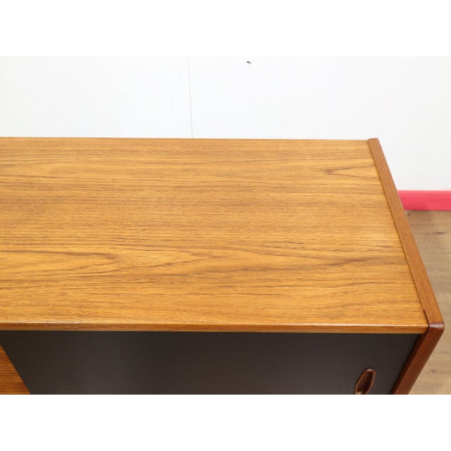 Mid Century Modern Vintage Teak Credenza Sideboard by Nils Jonsson for p.s Hegg For Sale - Image 11 of 13