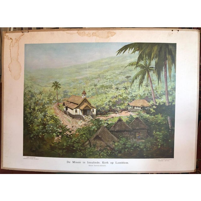 School-Charts of Indonesia, 1927, Paper, Set of 5 For Sale - Image 4 of 6