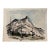 Henry Emil Salloch Original Watercolor on Paper Vogelsang Mt., California. 1951. For Sale
