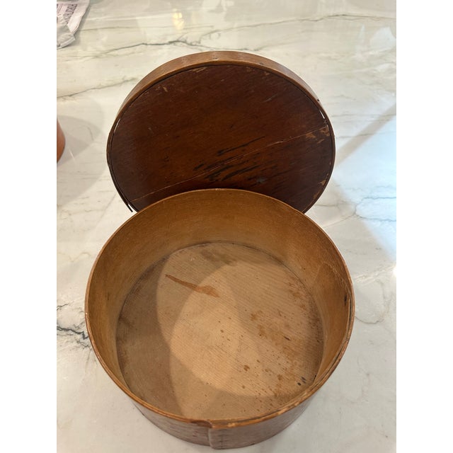 Asparagus 19th Century Original Painted Therom Style Pantry Boxes For Sale - Image 8 of 12