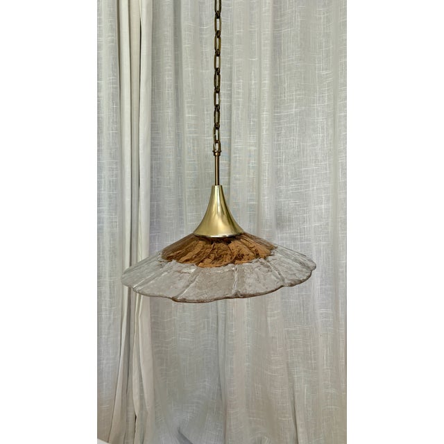 Ceiling Lamp with Double Shade by Lars Hellsten for Orrefors, Sweden, 1970s For Sale - Image 12 of 15