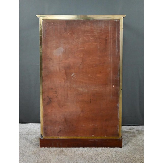 Brass Display Case with Mirrored Back, Early 20th Century For Sale - Image 18 of 18