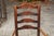 English 1800s Georgian Period Plum Wood Child's Rocking Chair with Rush Seat For Sale - Image 10 of 11